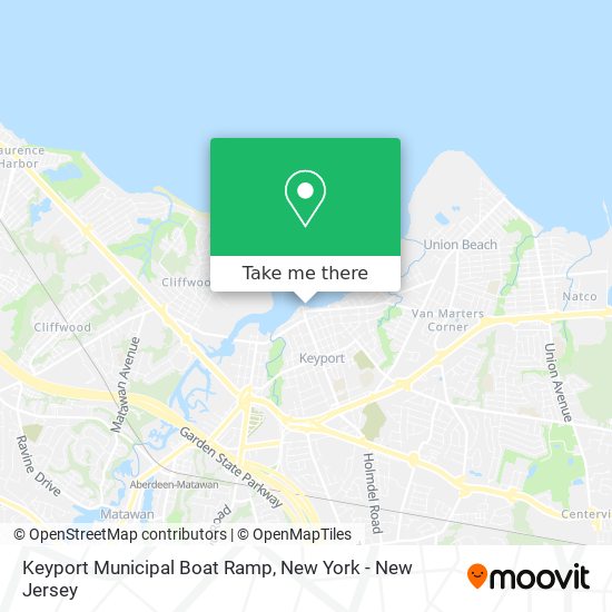 Keyport Municipal Boat Ramp map