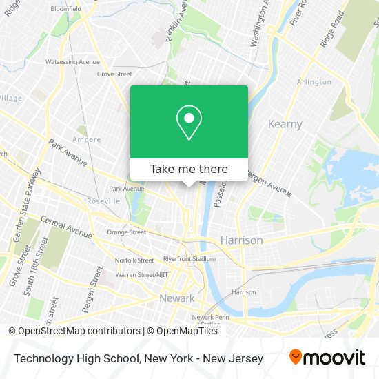 Mapa de Technology High School