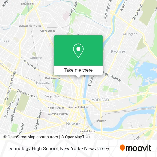 Technology High School map