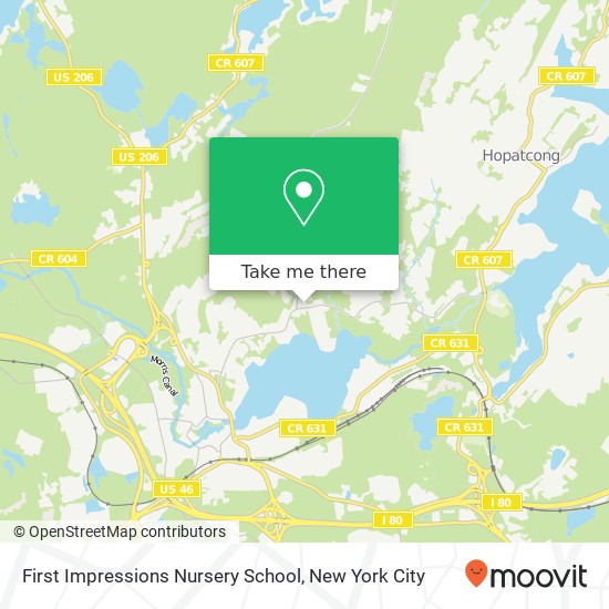First Impressions Nursery School map