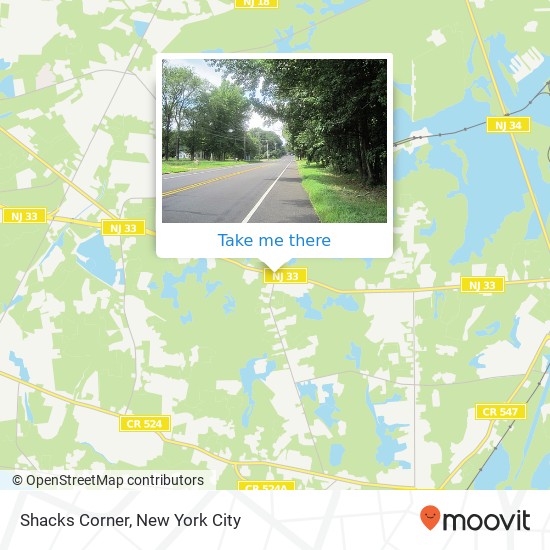 Mapa de Shacks Corner