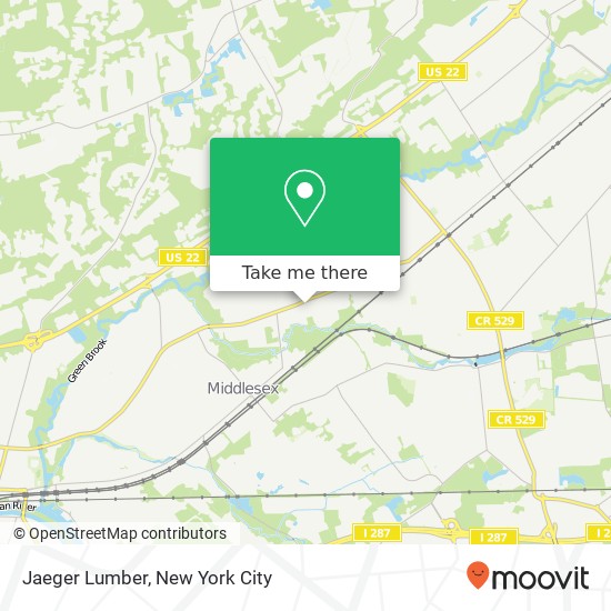 Mapa de Jaeger Lumber