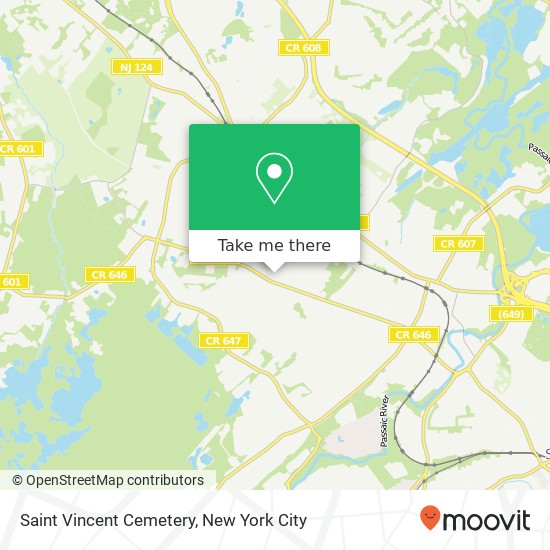 Saint Vincent Cemetery map