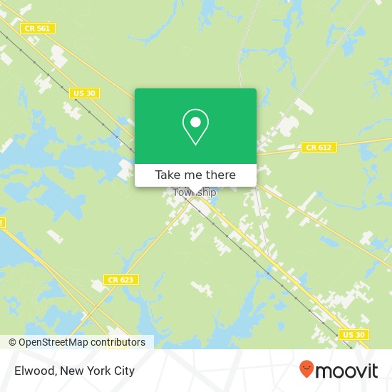 Elwood map