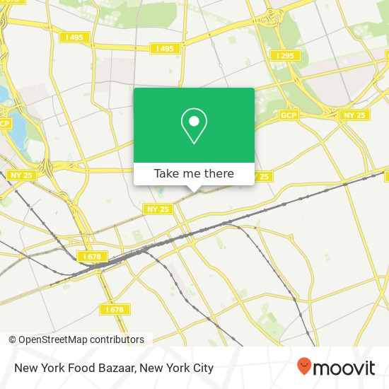 Mapa de New York Food Bazaar