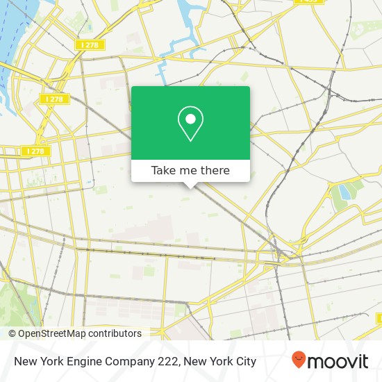 New York Engine Company 222 map