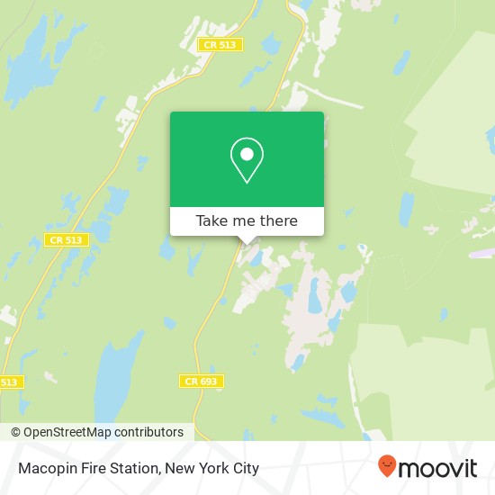 Macopin Fire Station map