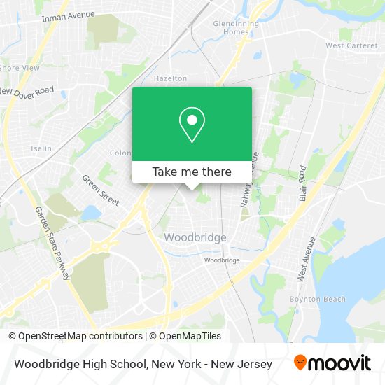 Mapa de Woodbridge High School