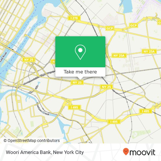 Mapa de Woori America Bank