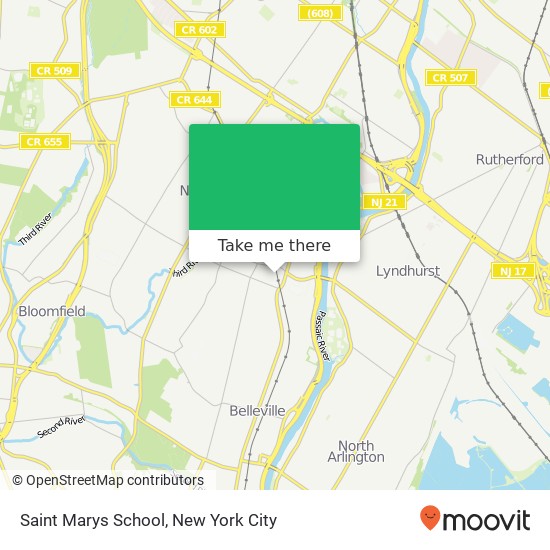 Mapa de Saint Marys School