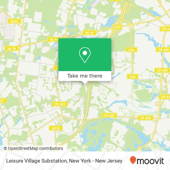 Leisure Village Substation map