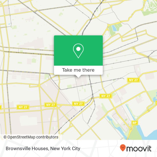 Mapa de Brownsville Houses