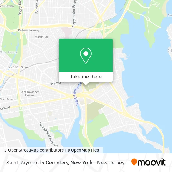 Saint Raymonds Cemetery map