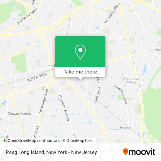 Mapa de Pseg Long Island