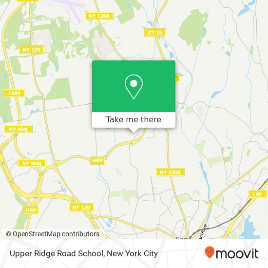 Mapa de Upper Ridge Road School