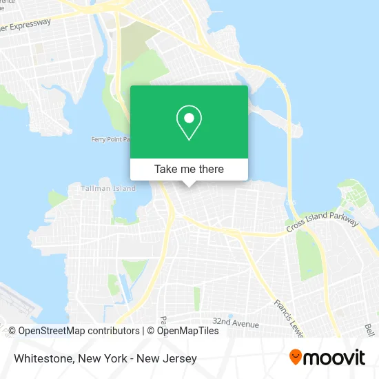 Whitestone map