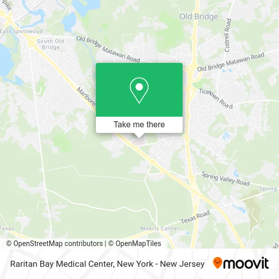 Raritan Bay Medical Center map