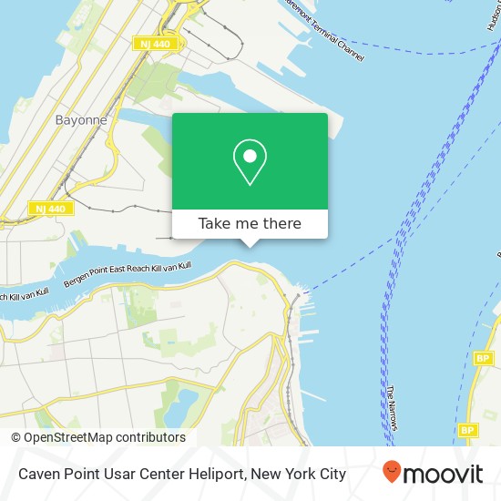 Caven Point Usar Center Heliport map