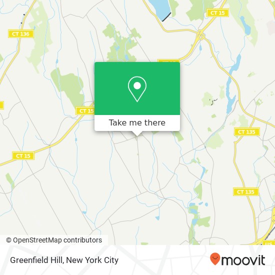Mapa de Greenfield Hill