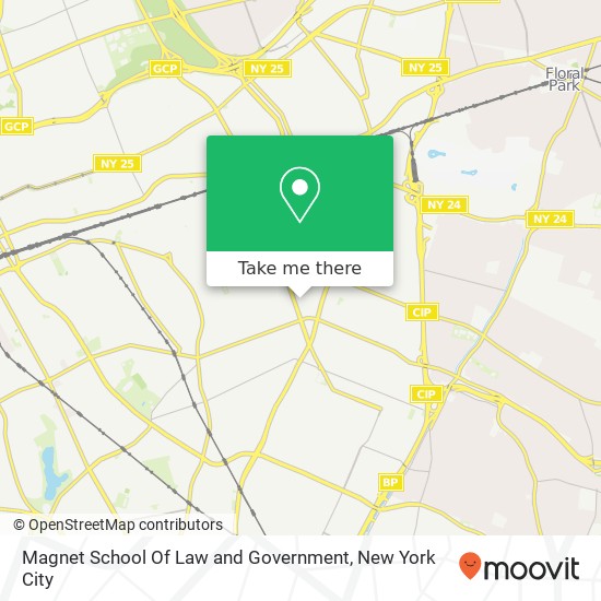 Magnet School Of Law and Government map