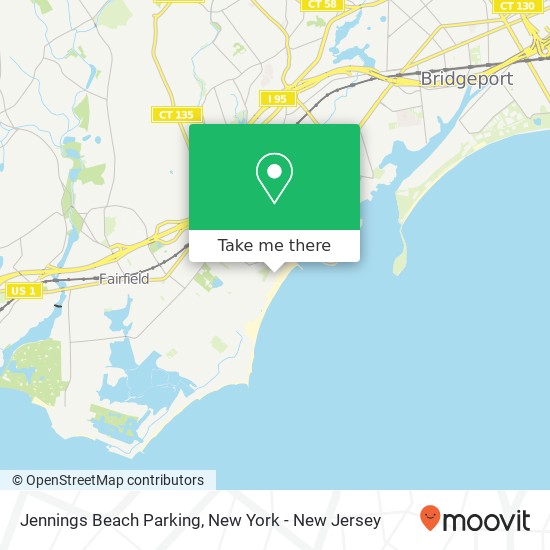 Mapa de Jennings Beach Parking