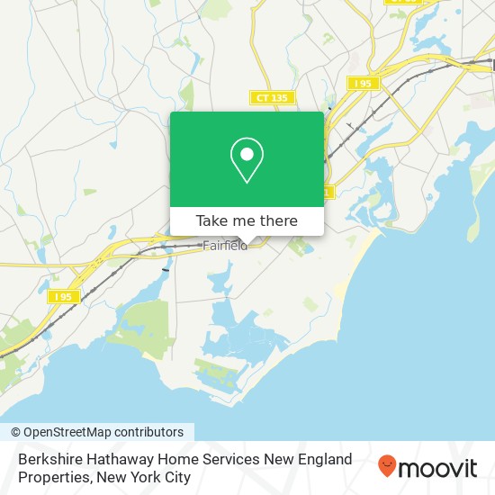 Mapa de Berkshire Hathaway Home Services New England Properties