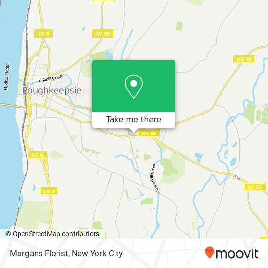 Morgans Florist map