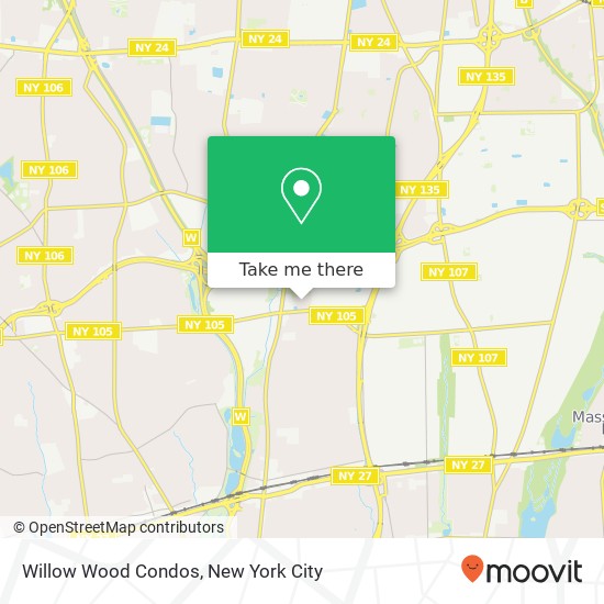Mapa de Willow Wood Condos