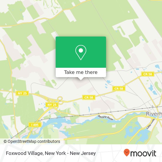 Mapa de Foxwood Village