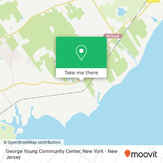 George Young Community Center map