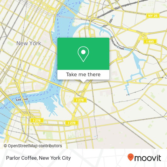 Mapa de Parlor Coffee