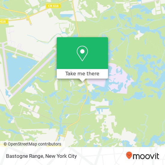 Bastogne Range map
