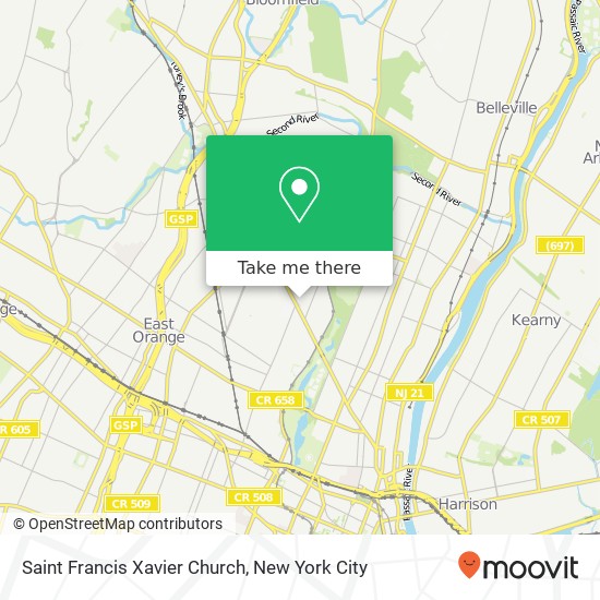 Mapa de Saint Francis Xavier Church