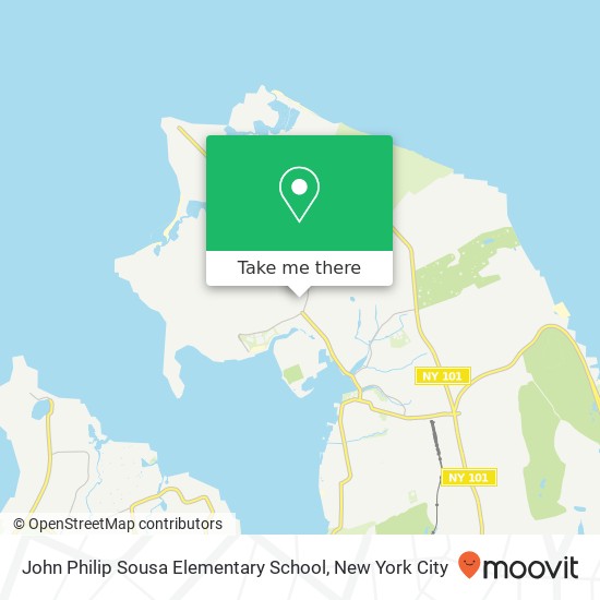 John Philip Sousa Elementary School map