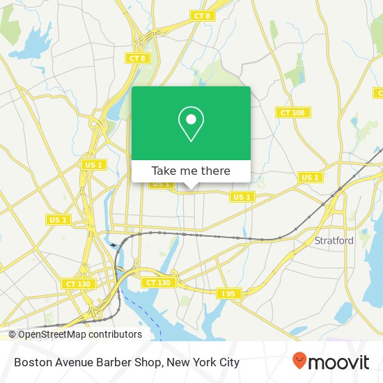 Boston Avenue Barber Shop map