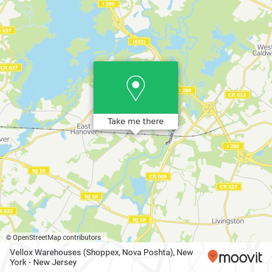 Vellox Warehouses (Shoppex, Nova Poshta) map
