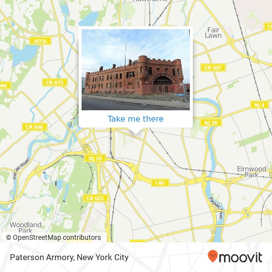 Paterson Armory map