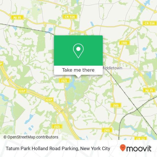 Mapa de Tatum Park Holland Road Parking