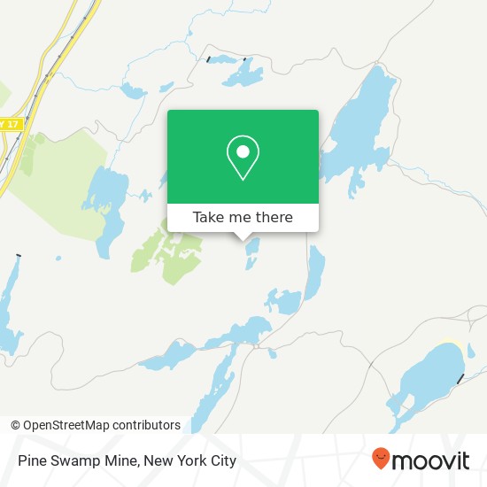 Mapa de Pine Swamp Mine