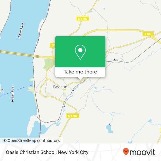 Oasis Christian School map