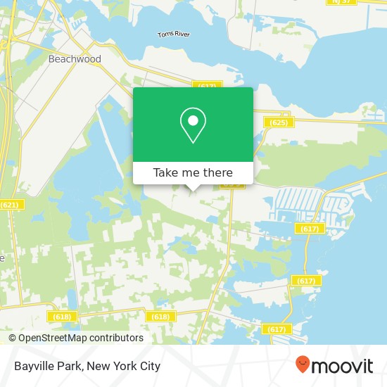 Bayville Park map