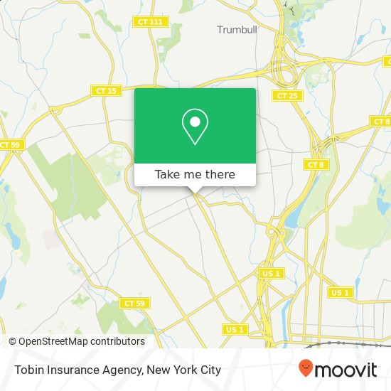 Mapa de Tobin Insurance Agency