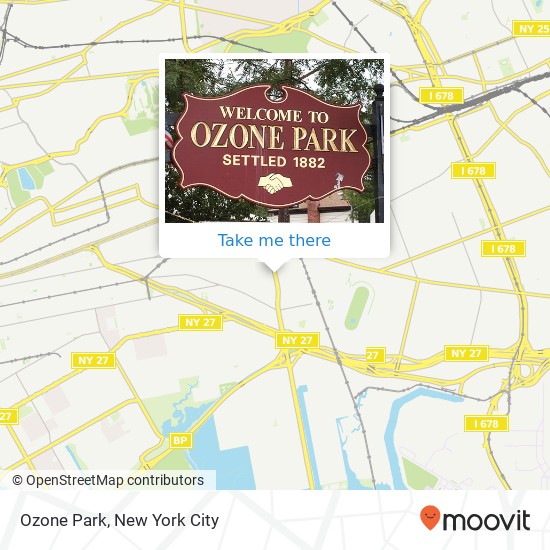 Mapa de Ozone Park