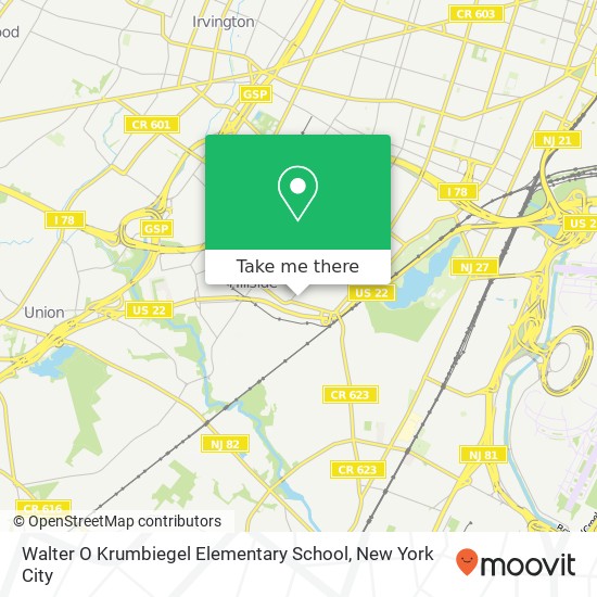 Mapa de Walter O Krumbiegel Elementary School