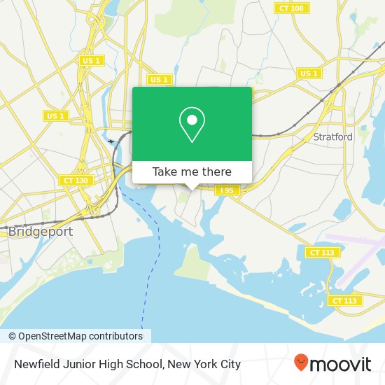 Newfield Junior High School map