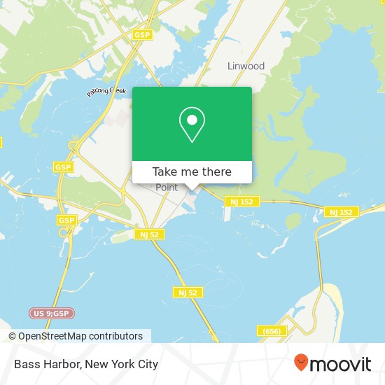 Bass Harbor map