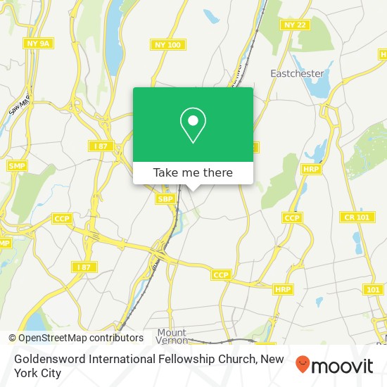 Mapa de Goldensword International Fellowship Church