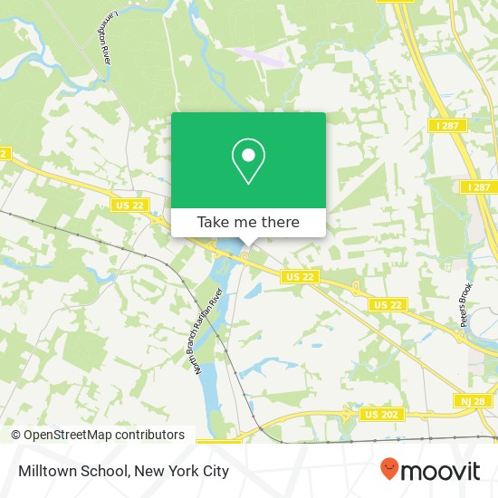 Mapa de Milltown School