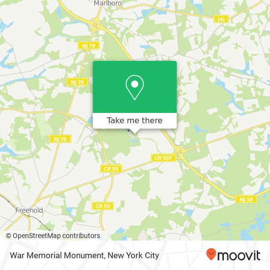 Mapa de War Memorial Monument