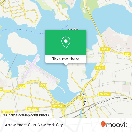 Arrow Yacht Club map